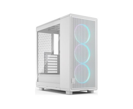 Fractal Design Case Epoch White TG RGB Clear Tint ATX Power supply included No Datoru korpusi