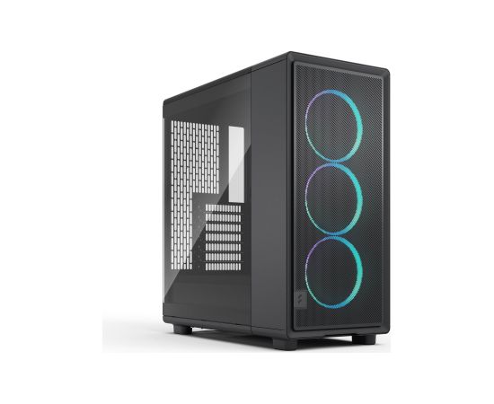 Fractal Design Case Epoch Black TG RGB Light Tint ATX Power supply included No Datoru korpusi
