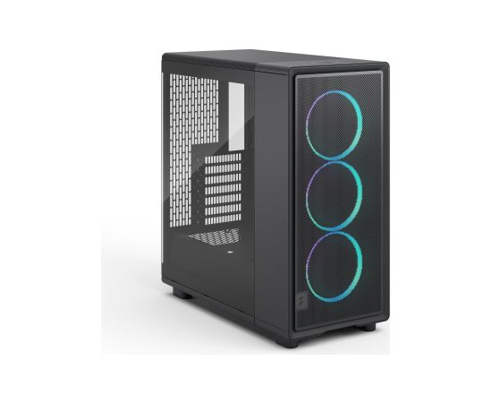 Fractal Design Case Epoch Black TG RGB Light Tint ATX Power supply included No Datoru korpusi
