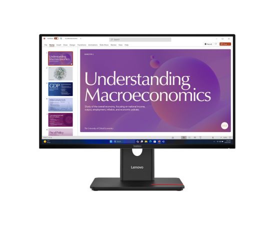 Lenovo ThinkVision T24D-40 23.8 " IPS 16:9 120 Hz 4 ms 1920 x 1080 pixels 250 cd/m² HDMI ports quantity 1 Eclipse Black LED / LCD мониторы