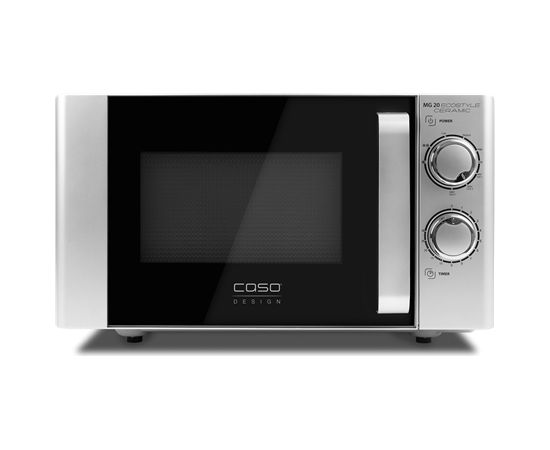 Caso Ecostyle Ceramic 03316 mikroviļņu krāsns 700W Grill Silver Mikroviļņu krāsnis