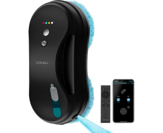 Cecotec Window Cleaning Robot Conga Windroid 890 SprayWater Smart Connected T Corded Black Очистители окон