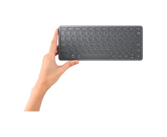 Lenovo Accessories Multi-Device Wireless Keyboard (US-ENG) Lenovo Lenovo Tab Keyboard Olympia Lenovo Multi-Device Wireless Keyboard  (US-ENG) Luna Grey Standard Wireless English USB-C and Bluetooth Klaviatūras
