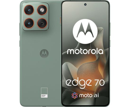 Motorola Edge 70 6.7" Dual SIM Android 16 USB Type-C 12 GB 512 GB 4800 mAh Green Мобильные телефоны