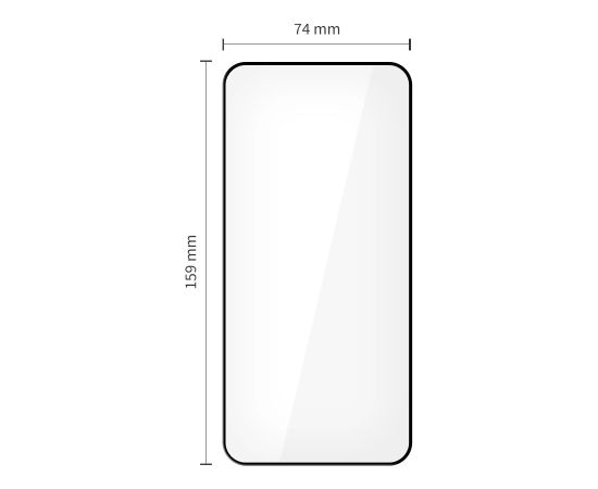 Tempered glass Tech-Protect Glass Fit+ 2-Pack Xiaomi Redmi 15T/15T Pro black Ekrānu aizsardzība
