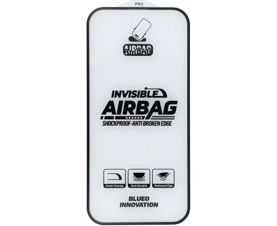 Защитное стекло дисплея 5D Mr. Monkey Glass (Airbag Anti-Broken) Apple iPhone 16 Pro Max черное Защитная пленка для экрана