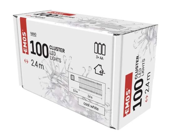 Emos 100LED NANO CLUSTER BO CW Декоративное освещение 