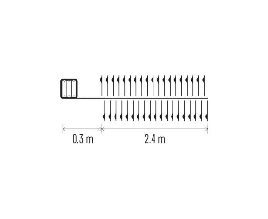 Emos 100LED NANO CLUSTER BO 2.9m AA timer Декоративное освещение 
