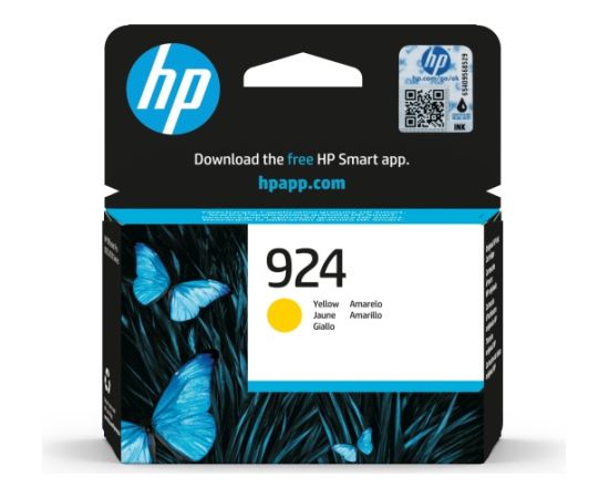 HP 924 (4K0U5NE) Ink Cartridge, Yellow Чернила для принтера