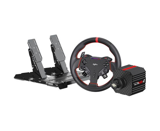 PXN VD4 Bundle F gaming set - VD4 base + WAS steering wheel + pedals Piederumi konsolēm