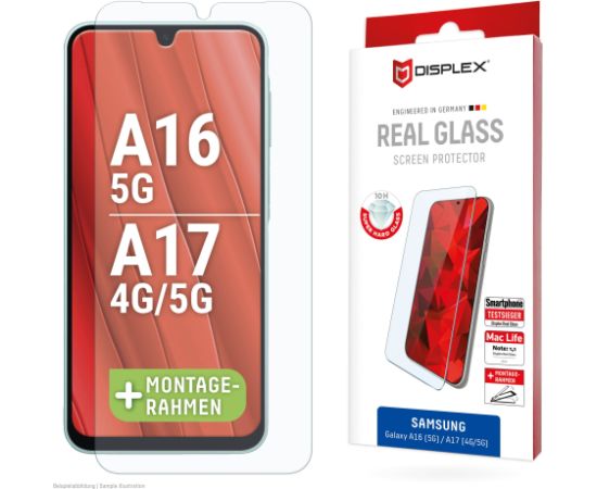 Samsung Galaxy A16 5G/A17 4G/A17 5G Real Screen Glass By Displex Transparent Защитная пленка для экрана