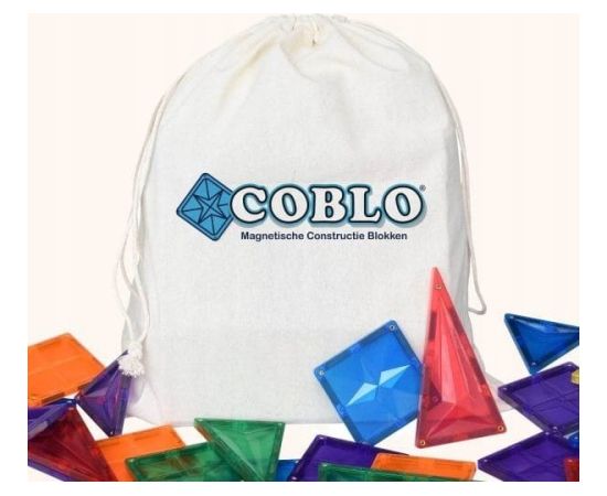 Magnetyczne klocki konstrukcyjne Pastel 35 el. Konstruktori 