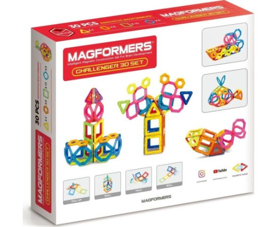 Magformers MAGFORMERS CHALLENGER 30 EL. Konstruktori 