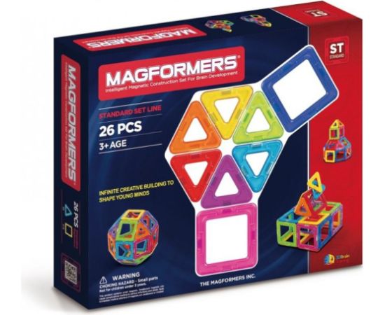 Dante Magformers - Klocki magnetyczne 26el. (005-36110) Konstruktori 