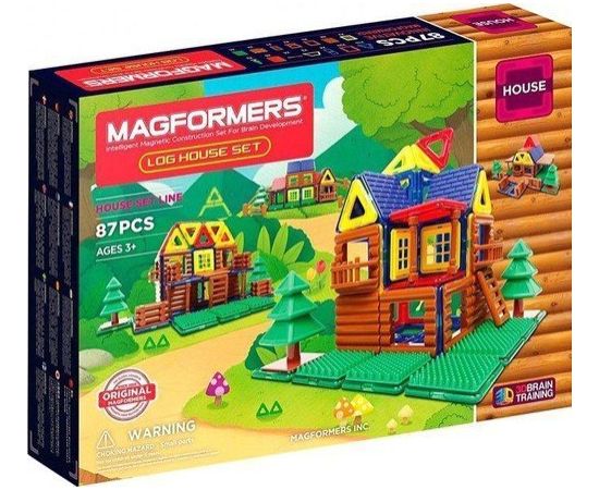 Magformers MAGFORMERS LOG HOUSE SET Konstruktori 