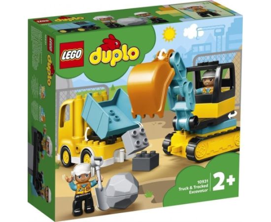 LEGO Duplo Ciężarówka i koparka gąsienicowa 4 szt. (10931) Jaunumi, Bērnu preces