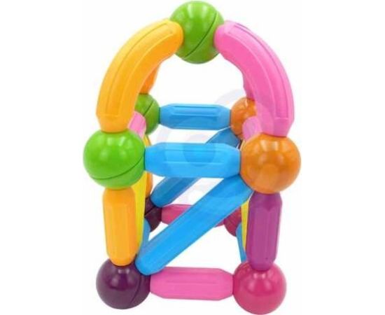 Woopie Magnetyczne Klocki Konstrukcyjne Edukacyjne Duże Grube 38 El. Konstruktori 