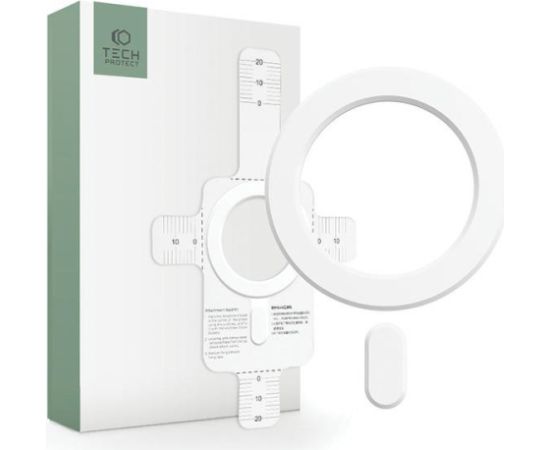 Tech-Protect Magmat Magsafe balts magnētiskais gredzens Telefonu Turētāji Auto Velo Moto