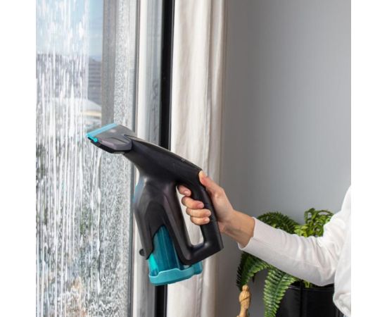 Cecotec Window Vacuum Cleaner Conga Popstar Glass Titanium Cordless Black Logu tīrītāji