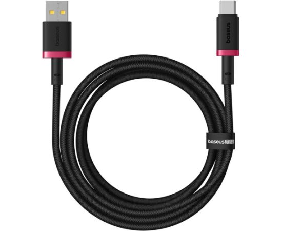 Baseus Dura USB Type A to Type C 60 W fast charging cable 2 m Black, Red Data USB kabeļi