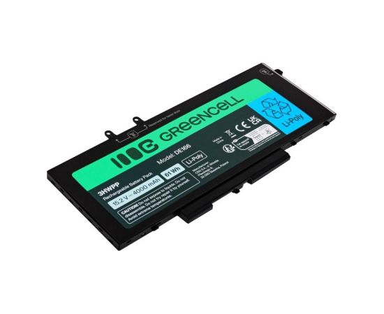 GREEN CELL BATTERY DE166 DELL 4000MAH 15,2V Baterijas portatīvajiem datoriem