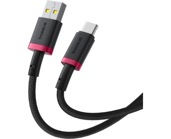 Baseus Dura USB Type A to Type C 60 W fast charging cable 1 m Black, Red Data USB kabeļi