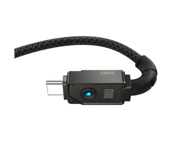 Baseus Unbreakable USB cable 1 m USB A USB C Black Дата USB-кабели