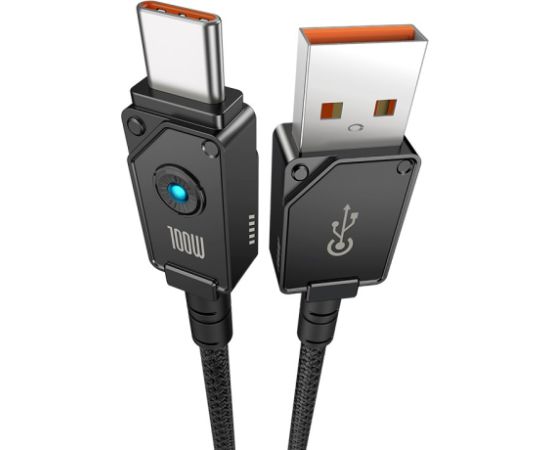 Baseus Unbreakable USB cable 1 m USB A USB C Black Дата USB-кабели