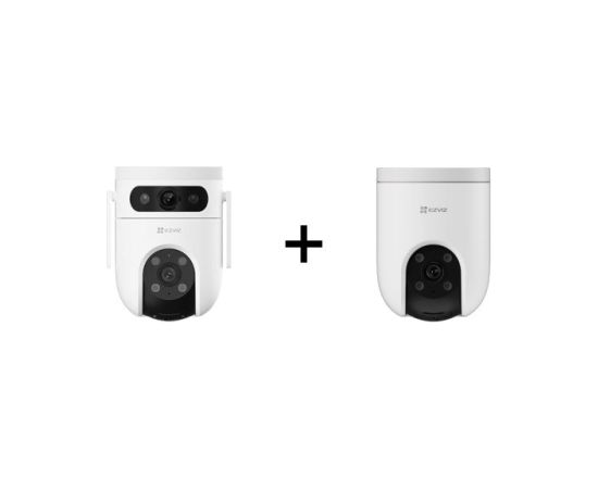 Ezviz H8c 4G 2K Kamera IP do monitoringu + Ezviz H9C WiFi Obrotowa 2K 2w1 (3MP+3MP) Камеры наблюдения