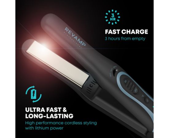 Revamp ST-1750-EU2 Liberate Shine Cordless Compact Ceramic Hair Straightener Matu taisnotāji