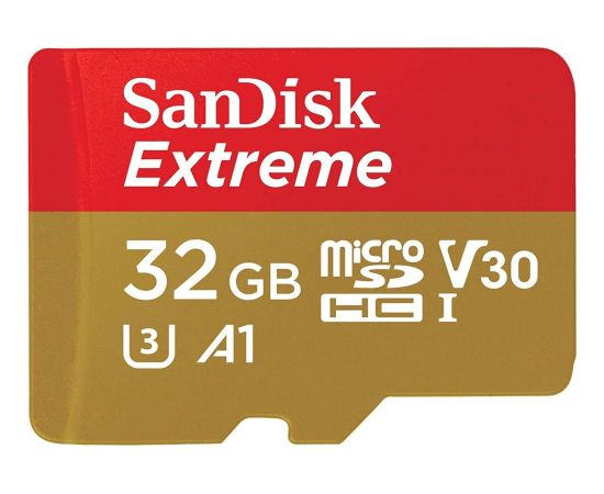 SanDisk Extreme MicroSDXC 32 GB Class 10 UHS-I/U3 A2 V30 (SDSQXAF-032G-GN6GN) Новинки Компьютерная техника