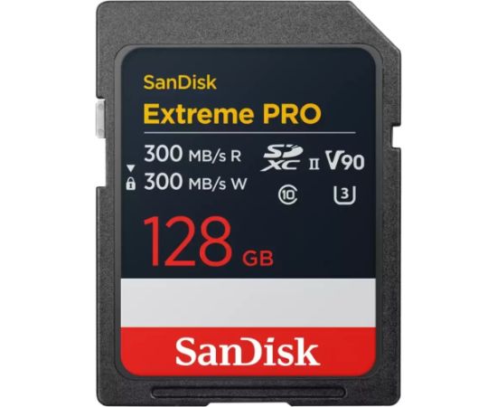 SanDisk Extreme PRO SDXC 128 GB Class 10 UHS-II/U3 V90 (SDSDXDM-128G-GN4IN) Новинки Компьютерная техника