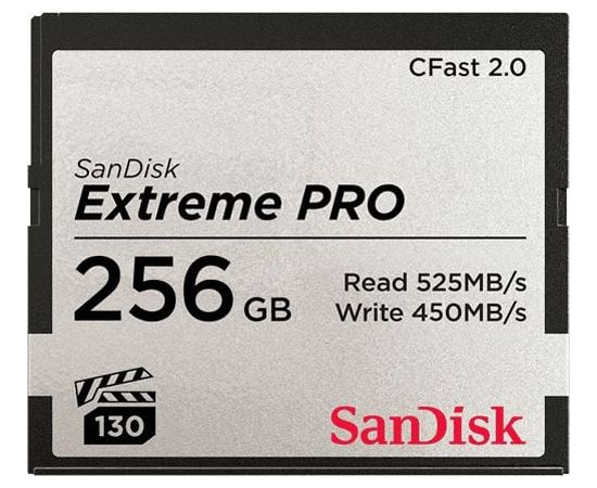 SanDisk Extreme PRO CFast 256 GB  (SDCFSP-256G-G46D) Новинки Компьютерная техника