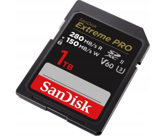 SanDisk Extreme PRO SDXC 1 TB UHS-II/U3 V60 (002154950000) Новинки Компьютерная техника
