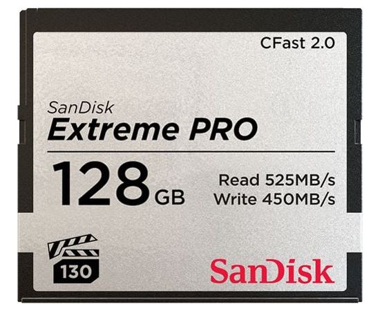 SanDisk Extreme PRO CFast 128 GB  (SDCFSP-128G-G46D) Новинки Компьютерная техника