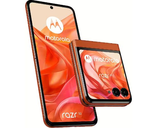 Motorola Razr 50 5G Viedtālrunis 8GB / 256GB Spritz Orange Mobilie telefoni