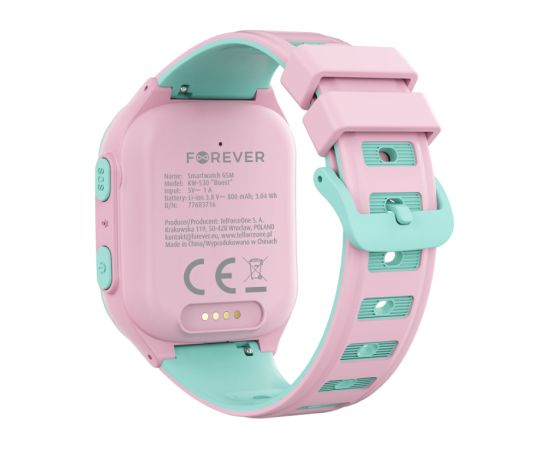 Forever Kids Boost KW-530 Viedpulkstenis / GPS / WiFi / 4G Smart-Watch Pulksteņi