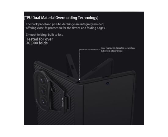 Nillkin CamShield Prop (Transparent Lens) Case Aizsargapvalks priekš Samsung Galaxy Z Fold 7 Neoriģinālie Maciņi