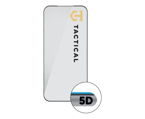 Tactical Glass Shield 5D Apple iPhone 17 Pro Max Black Ekrānu aizsardzība