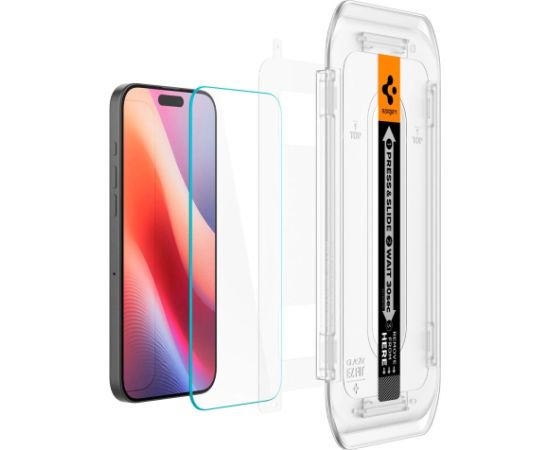 Spigen Glas.tR EZ Fit закаленное стекло для iPhone 16 Pro Max - 2 шт. Защитная пленка для экрана