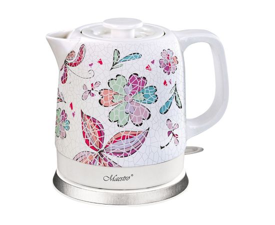 Ceramic electric kettle MAESTRO MR-068 1,5L 1500W (MR-068-FLOWERS) Tējkannas (elektriskās)