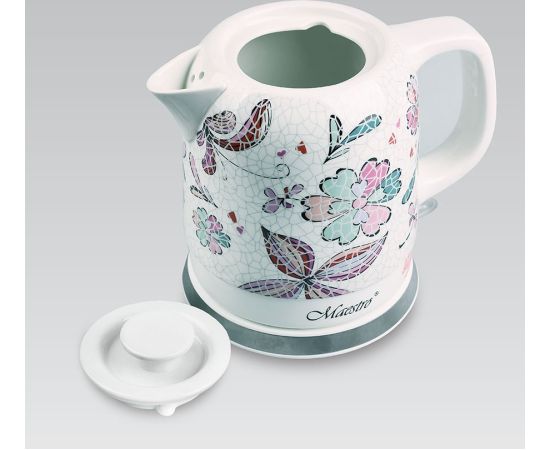Ceramic electric kettle MAESTRO MR-068 1,5L 1500W (MR-068-FLOWERS) Tējkannas (elektriskās)