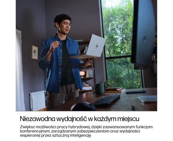 HP EliteBook 8 G1i Ultra 5 225U 16.0"WUXGA IPS 400nits Eye Ease AG 24GB DDR5 5600 SSD512 Arc Cam 5Mpx 62Wh W11Pro Glacier silver aluminium 3Y OnSite Portatīvie datori