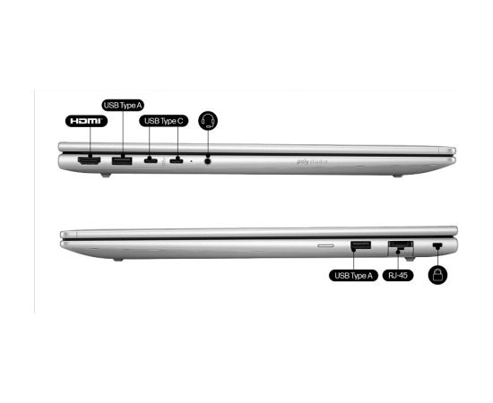 HP ProBook 4 G1a Ryzen 7 250 16.0"WUXGA IPS 300nits AG 24GB DDR5 5600 SSD512 Radeon 780M Cam1080p 56Wh W11Pro Pike silver 3Y OnSite Portatīvie datori