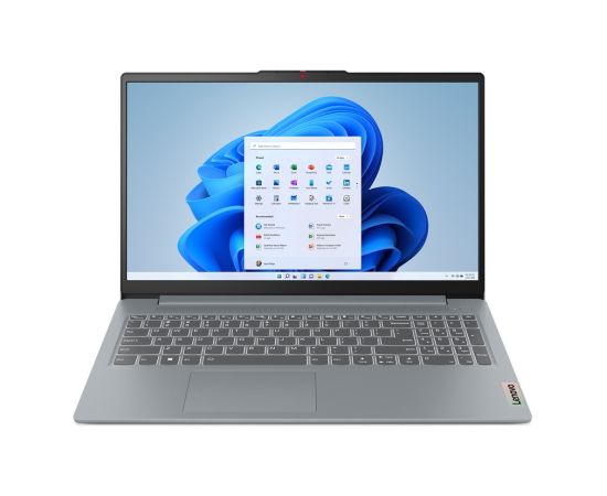 Lenovo IdeaPad Slim 3 15IAH8 Intel® Core™ i5 i5-12450H Laptop 39.6 cm (15.6") Full HD 8 GB LPDDR5-SDRAM 512 GB SSD Wi-Fi 6 (802.11ax) English Grey Portatīvie datori