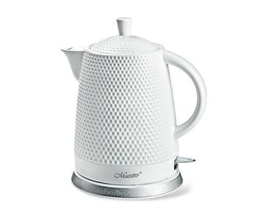 Czajnik elektryczny ceramiczny 1,5L 1500W MR-069-WHITE MAESTRO Tējkannas (elektriskās)