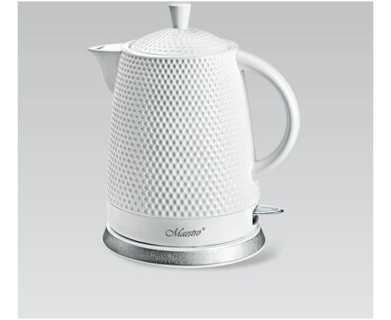 Czajnik elektryczny ceramiczny 1,5L 1500W MR-069-WHITE MAESTRO Tējkannas (elektriskās)