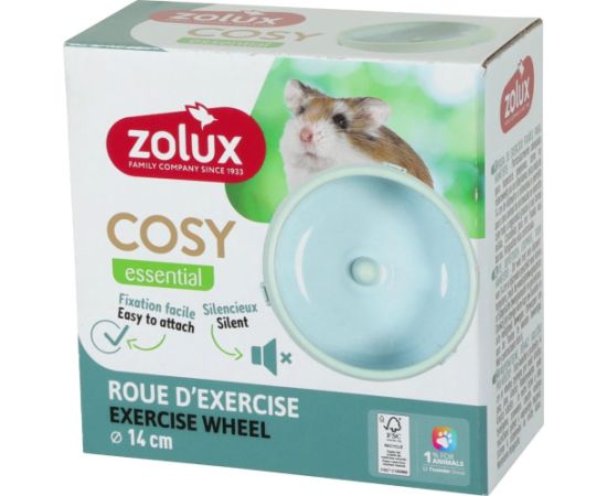 ZOLUX Cosy - silent hamster wheel - 14 cm Suņu rotaļlietas