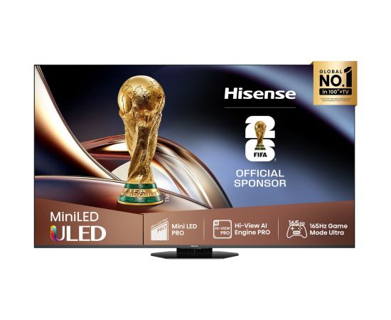 Hisense 55U8Q 139.7 cm (55") 4K Ultra HD Smart TV Wi-Fi Black 700 cd/m² Телевизоры