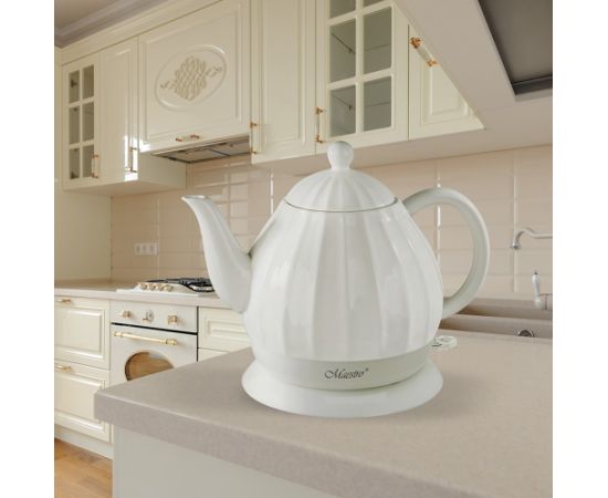 Czajnik elektryczny ceramiczny 1,2L 1200W MR-070 MAESTRO Tējkannas (elektriskās)